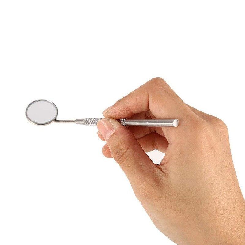 1Pcs Dental Mouth Mirror Multifunction Stainless Steel Checking Eyelash Extension Teeth Whitening Oral Care False Eyelashes Tool