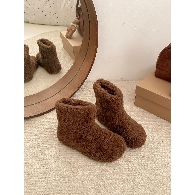 Women's Soft Elastic Thick Sole Winter Warm Cold Padded Snow Boots Non-slip Wear Outdoor Leisure Sports Plush Cotton Boots