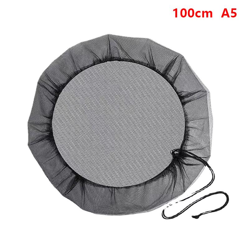 1 ks Síťovaný kryt na dešťové sudy - Síťovina proti komárům pro sběrné nádoby/nádrže na vodu