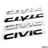 ABS Car Rear Trunk Letters 3D Emblem Tail Badge Sticker for Honda CIVIC Logo Decals Auto Stickers Styling Decoration