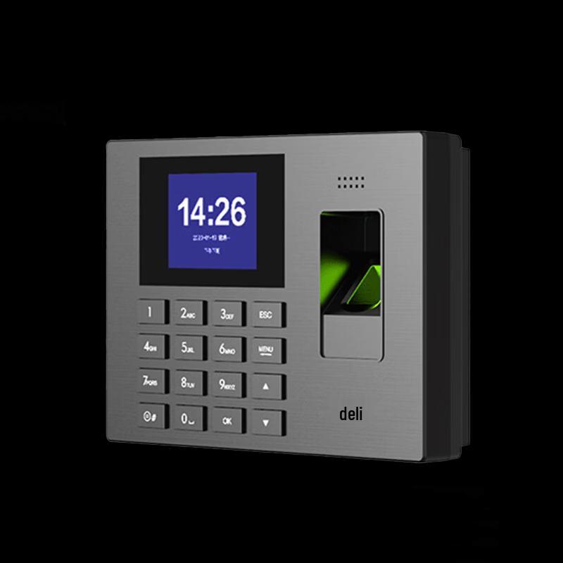 

Deli Cloud Fingerprint & Facial Recognition Attendance Machine CN plug (adapter included)