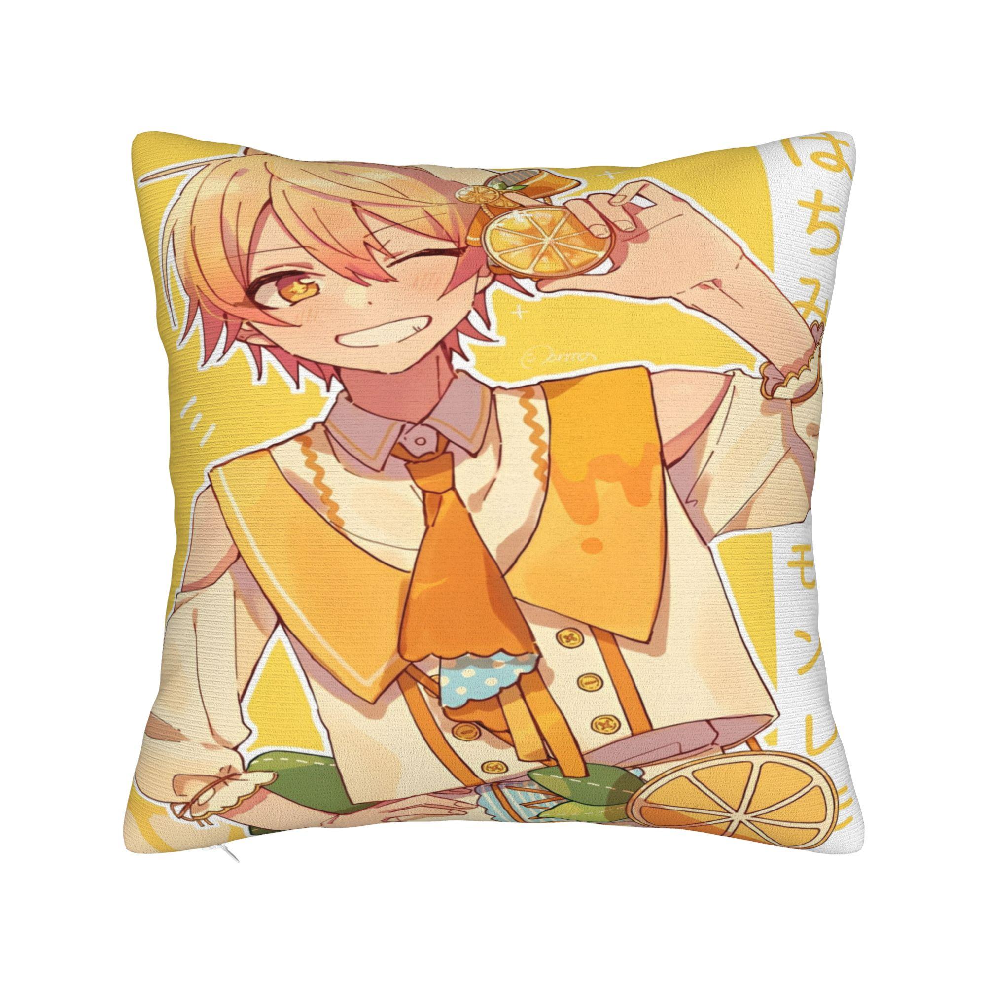 

Tenma Tsukasa Anime Printing Pillowcase Cushion Cover Pillow Covers New Style Home Decorations Zipper Multi Size 12x12in 30X30cm