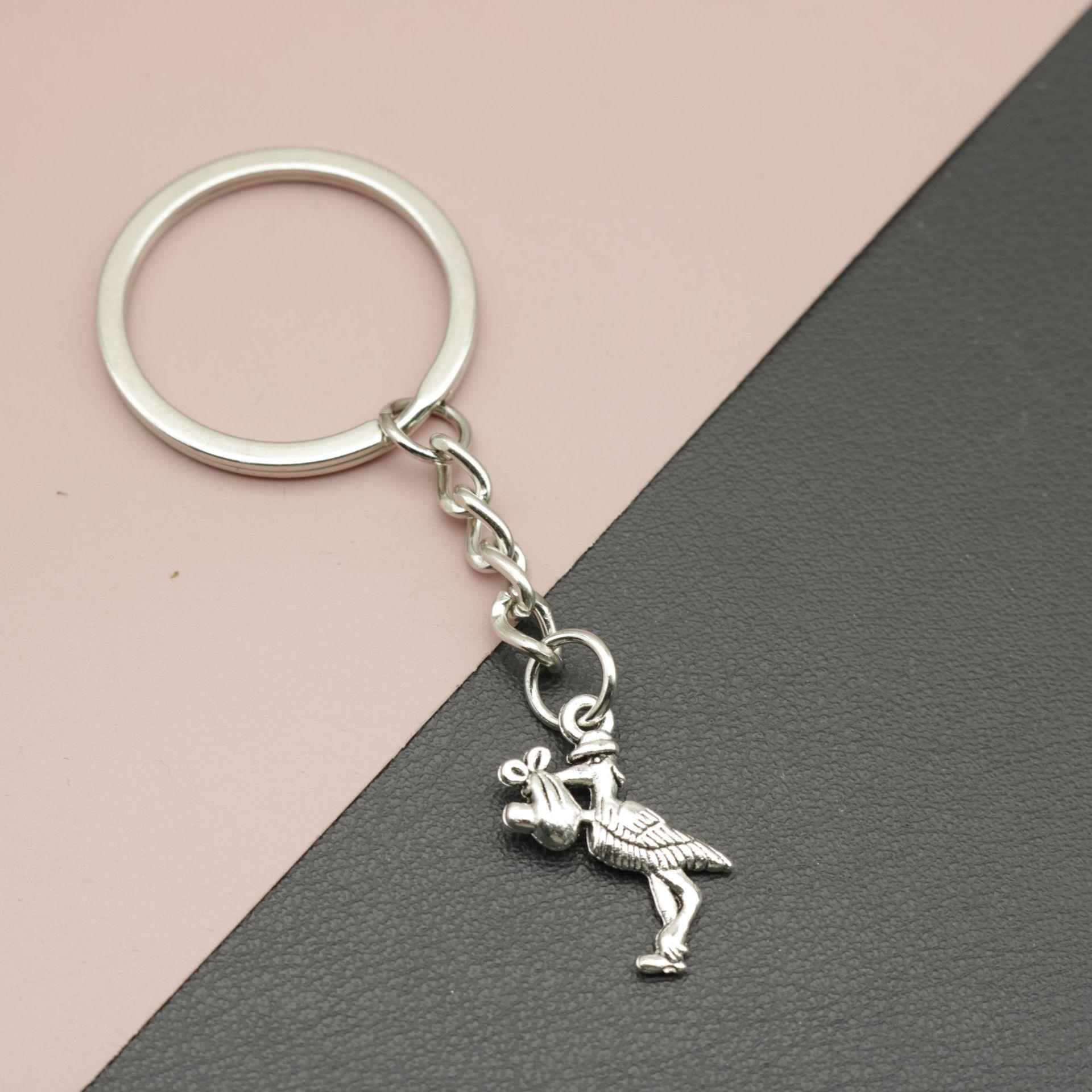Xiyin Simple Cormorant Keyring Pendant