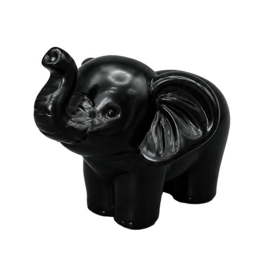 Minimalist Room Decor Accessories Mini Resin Elephant Figurine, Good Luck Statue Tabletop Decor, Decorative Desktop Small Ornament for Home