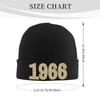 Born In 1966 Vintage Age 60 Years Old Funny 60th Birthday Knit Hat Beanies Winter Hat Warm Acrylic  Hiphop  Caps Men Women