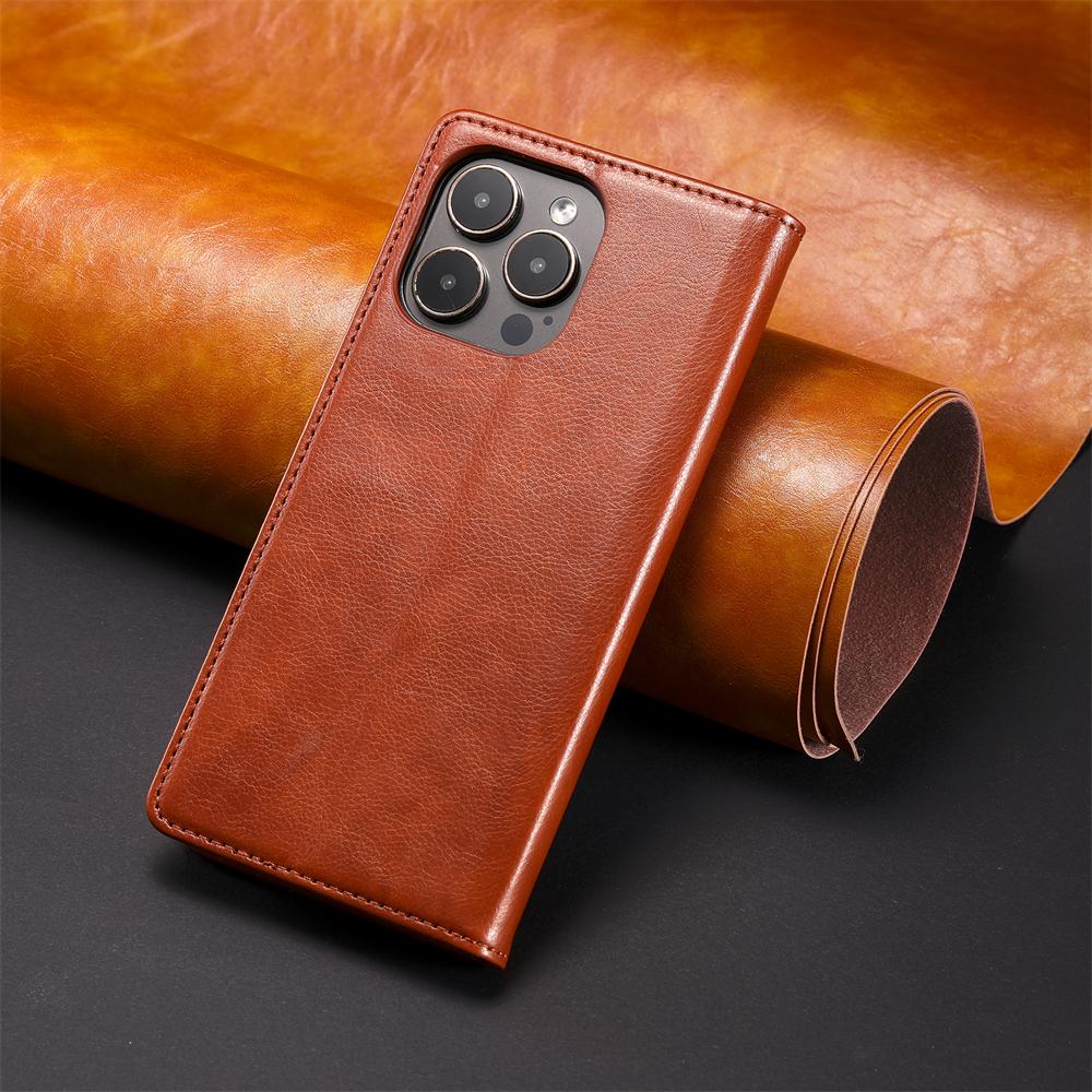 Luxury Leather Case For iPhone 15 14 13 12 11 Pro Max Mini 7 8 Plus SE 2020 2022 XR Xs Max Magnet Fold Kickstand Flip Book Cover