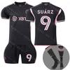 Soccer Uniform Set, Short Sleeve Football Jersey and Shorts Sportswear Kit for Training, Matches and Team Activities