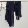 Monochrome Thin Scarf Women'S Sunscreen Shawl Solid Color Simple Imitation Cotton And Linen Silk Scarf High-End Yarn