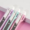 Macaron Colored Portable Utility Knife - Small Office & Wallpaper Cutter for Unpacking & Paper Cutting