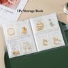 Jewelry Storage Box Earrings Anti-Oxidation Ring Hand Decoration Transparent Dust Storage Bag Necklace Jewelry Book Sealed Bag