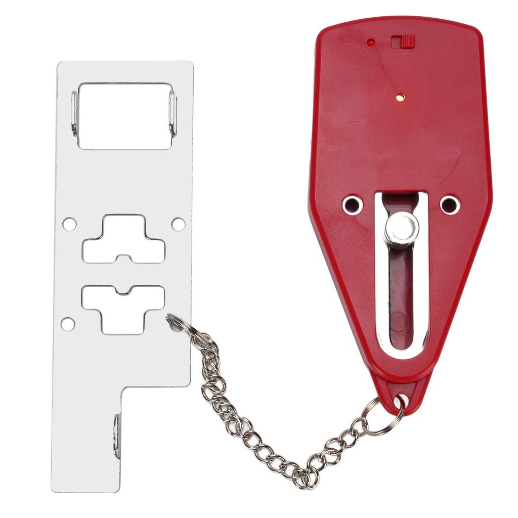 Portable Door Lock with Alarm 130dB Vibration Travel Door Security Device for Hotel Apartment