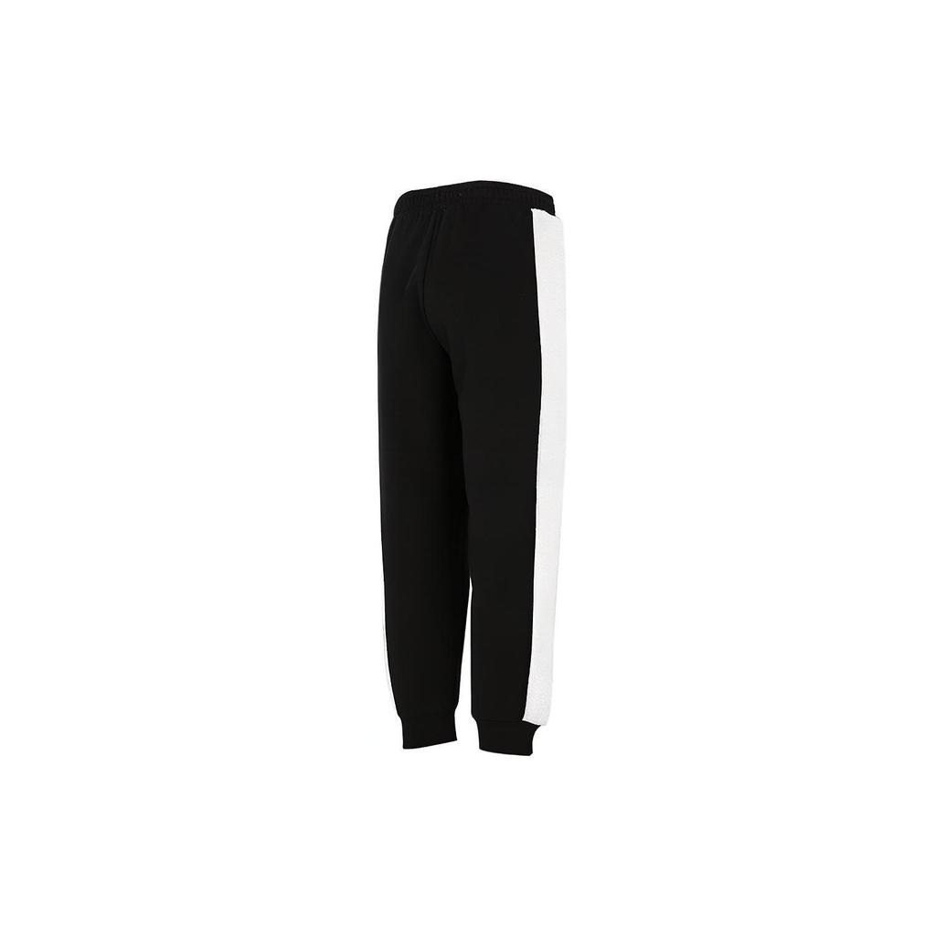 Puma Fleece Blocking Jogger Pants With Side Color Block And Knit Fleece Lining Men Bottoms Black 534938-01
