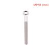 Versatile M6 Titanium Flanged Hexagon Head Bolts Suited for Bike Moto Car Projects