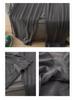Women's Plus Size Summer High-Waist Modal Wide-Leg Pants - Lightweight, Loose Fit, Straight Leg Ice Silk