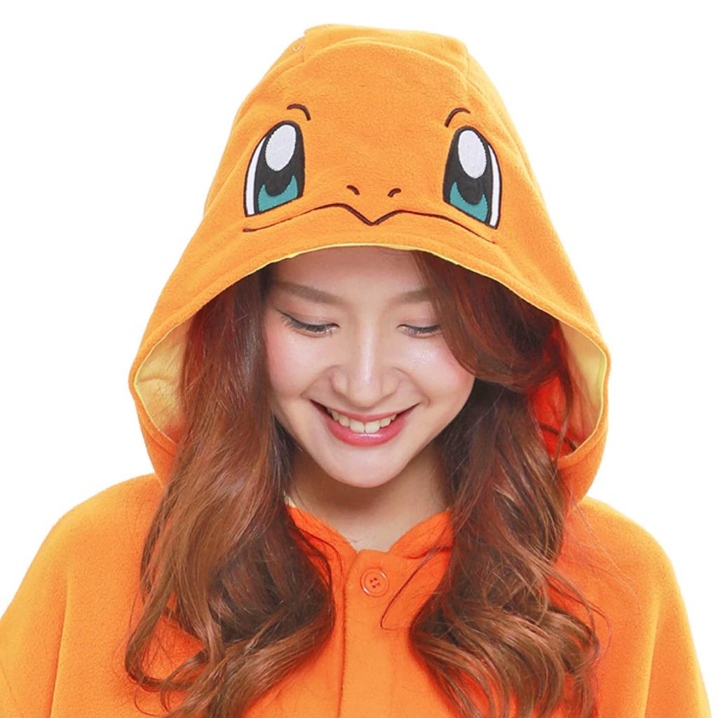 SAZAC Charakter Fleece Kigurumi Pokemon Charmander