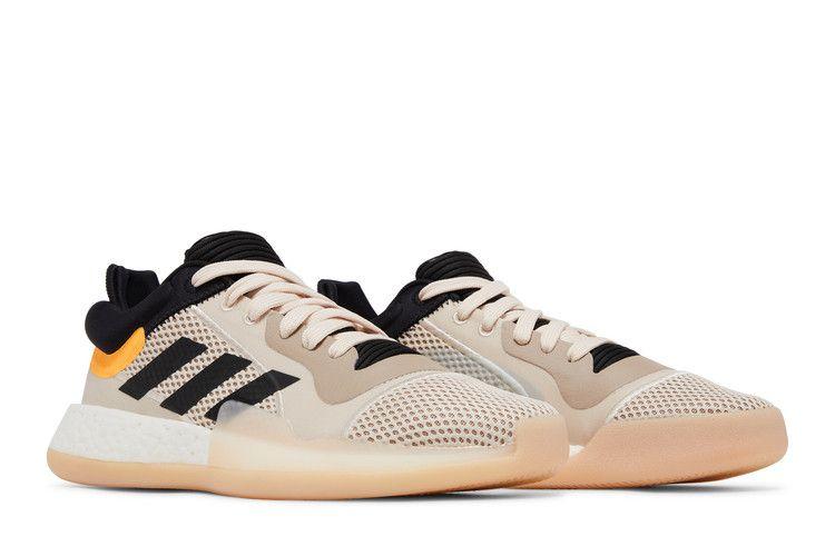 Men's Sneakers adidas Marquee Boost Low Linen Linen/Core Black/Flash Orange