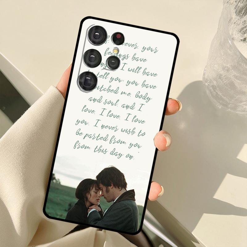 Pride And Prejudice Case For Samsung Galaxy S22 S21 Ultra Note 20 S8 S9 S10 Note 10 Plus S20 FE S21 FE Cover