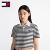 Tommy Jeans Women's Loose Fit Short Sleeve Polo T-Shirt