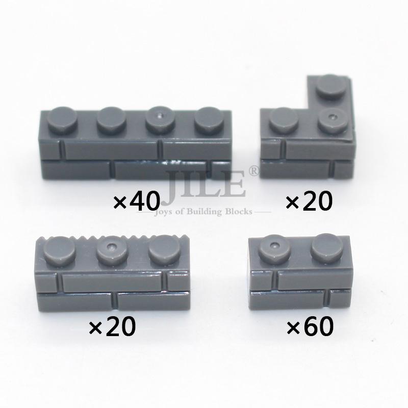 MOC Commando Special Forces Army Soldier Figures Military Base Barbed Wire Weapon Equipment Sandbags Bricks Building Blocks Toys