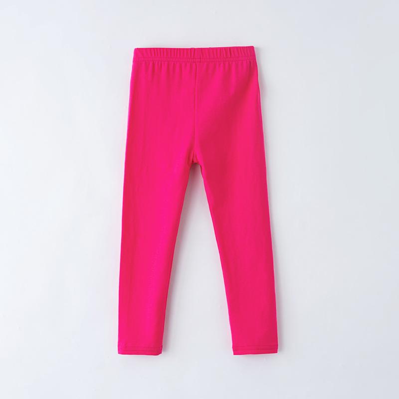 Girls' Leggings for Summer Made of Pure Cotton Worn Thin and Slim Fit for Children