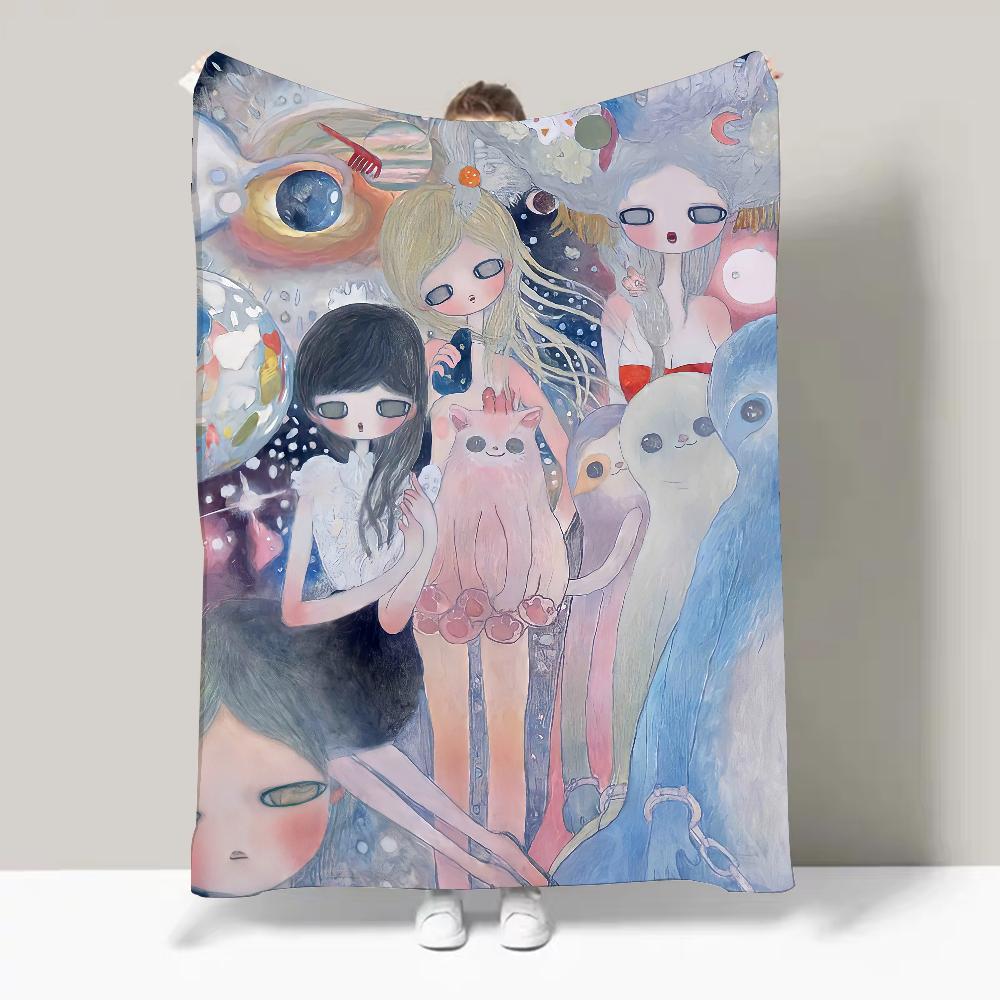 Aya T-Takano Art Blanket Design Lightweight For Dorms, Naps, Living Room, Office,Sofa,All-Season