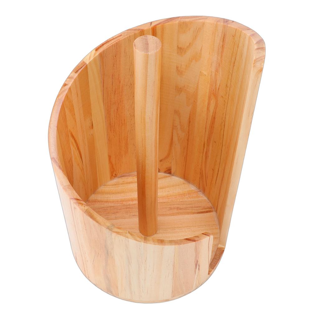 Mountain Paper Towel Holder Wooden Countertop Freestanding Paper Towel Roll Holder Stand for Kitchen Bathroom