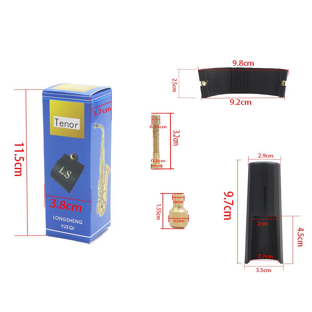Clarinet Mouthpiece Ligature And Cap Alto Soprano Tenor Saxophone Leather Buckle Clamp\Clip Woodwind Instrument Accessories