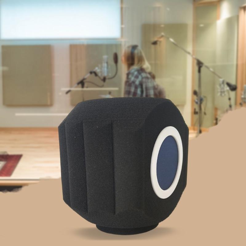 Durability Mics Windscreen Sponge Cover Easy Installation For Podcast Studio Streaming Setups Eliminates Background Noise