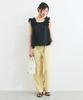 Embroidered Lace Shoulder Black [BIS] 2-Way Blouse, Women's, (01)
