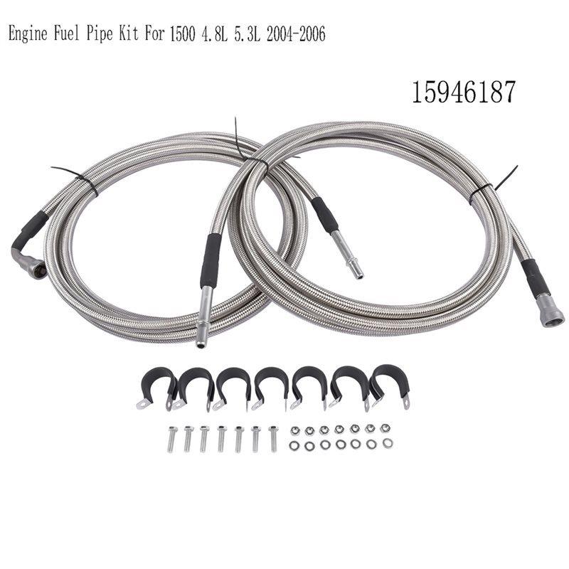 Engine Fuel Pipe Kit 15946187 For Chevy Silverado Fuel Pipe Fuel Line Fuel Line Quick Repair Kit