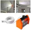Wandpolier-Inspektionsleuchte 15W 1000LM Weitwinkel Helligkeit LED Wand Schleifleuchte für Malerarbeiten Orange