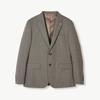 STCO Extra Fine Wool 30 Windowpane Suit Jacket_Beige (Slim Fit)_Ssjuc11Scd