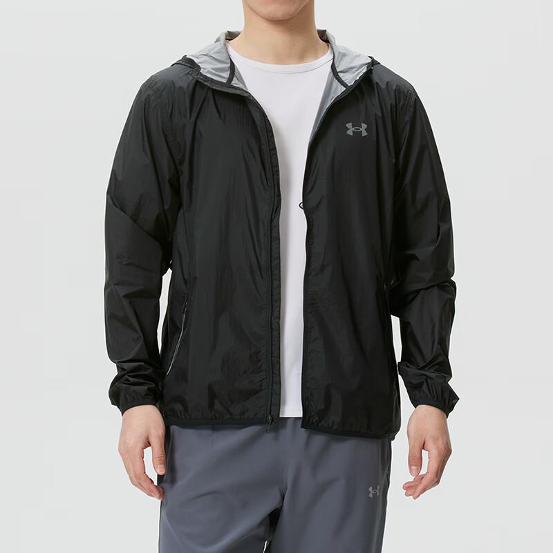Under Armour Men s Running Woven Hooded Jacket XL