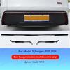 AITESLCAR For Tesla Model Y Lauch/Juniper 2025 2026 Bumper Rearview Mirror Anti-collision Strips Trim Anti-scratch Sticker Cover