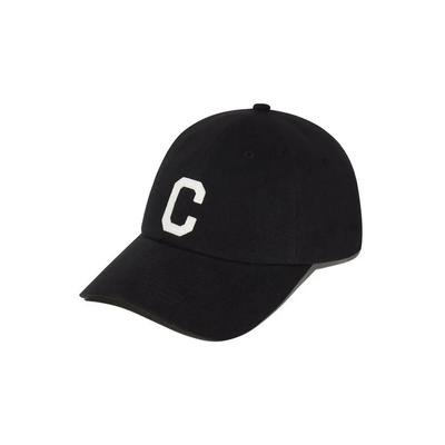 C Logo Cozy Fit Washed Ball Cap Black CO2606CA05BK 273804