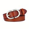 Leather Belt, Casual and Versatile for Women, Pin Buckle Belt, Korean-style Ins Denim Belt for Women