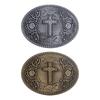 Western Belt Buckle Vintage Style Fashion Alloy Engraved Floral for Men Women