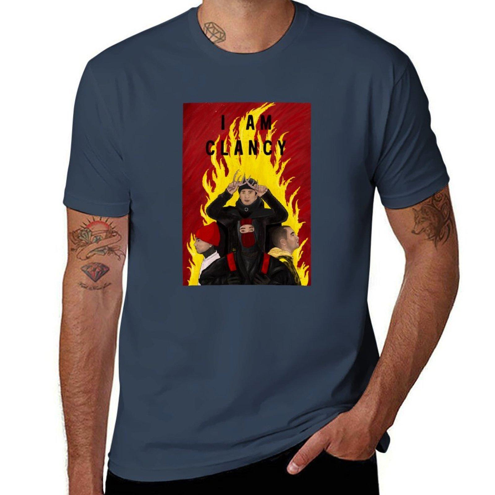 I am Clancy TShirt Breathable Mesh Panel TShirt S