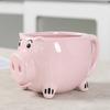 Adorable Pink Ceramic Pig Coffee Mug ,3D Cartoon Animal Design, Reusable, Machine Washable, Perfect for Youngsters' Breakfast or Afternoon Tea