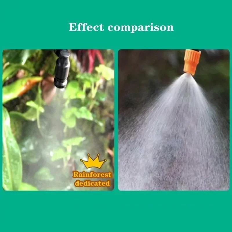 Universal Misting Nozzle 360°Rotatable Fogger Sprayer Reptile Terrarium Rainforest Vivarium Humidity Irrigation System Nozzle
