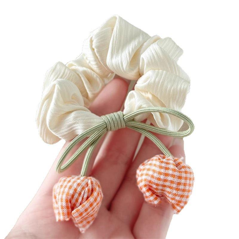 Summer, Gentle Ins Wind, Tulips, Bows, Satin Headband, Cute and Sweet, Ponytail Headband, Hair Accessories for Women