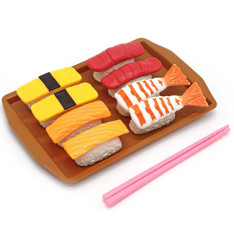 Children Simulation Food Japanese Food Pretend Toys Pretend To Play Sushi Tuna Wasabi Sashimi Simulation Food Toy Play House Set