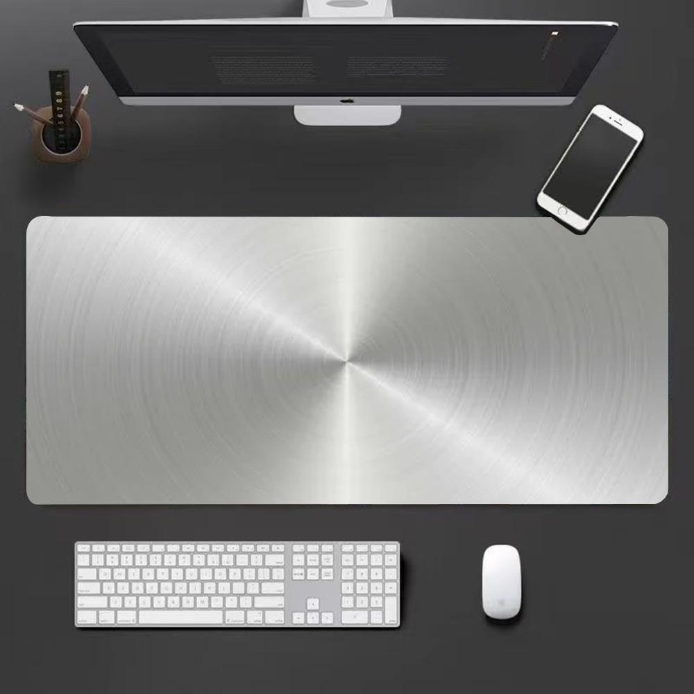 Metal Mouse Pad large keyboard mouse desk pad nonslip rubber gaming mouse pad laptop mouse carpet