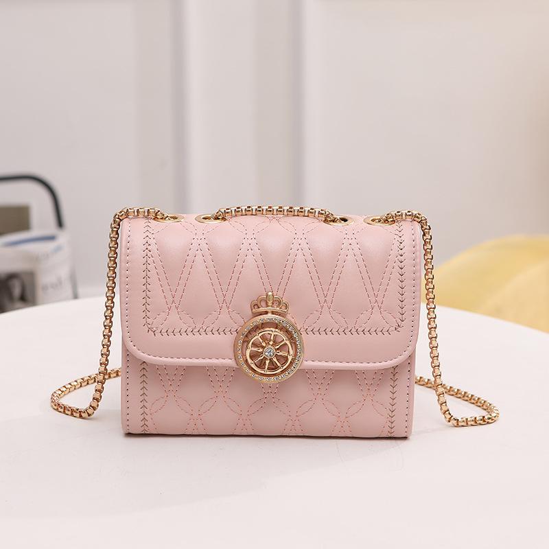 Embroidered Square Bag, One Shoulder Crossbody Women's Bag, Urban Simple and Versatile, Niche Texture One Piece