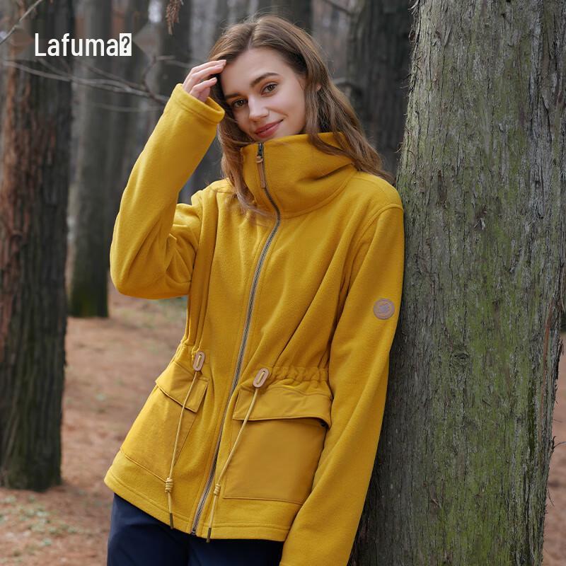 LAFUMA Women's Stand-up Collar Outdoor Fleece Jacket