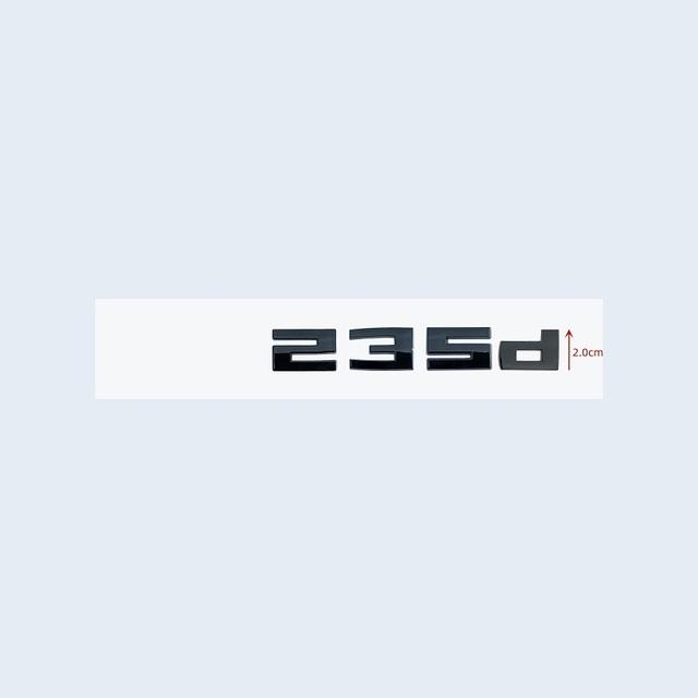 New Glossy Black 3D Letters Numbers M340d M240d M235d M140d M135d Emblem for BMW F30 F31 F35 F40 F46 G42 G20 Car Trunk Sticker