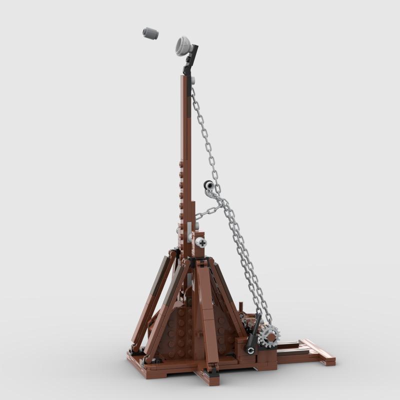 The Medieval Weapons Middle Ages Ballistae Weapon 304PCS Building Blocks MOC-185933 Educational Toys for Children Gifts