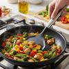 Heat Insulated Silicone Spatula Soft Silicone Wide Cooking Spatula Non Stick  Daily Kitchen Use