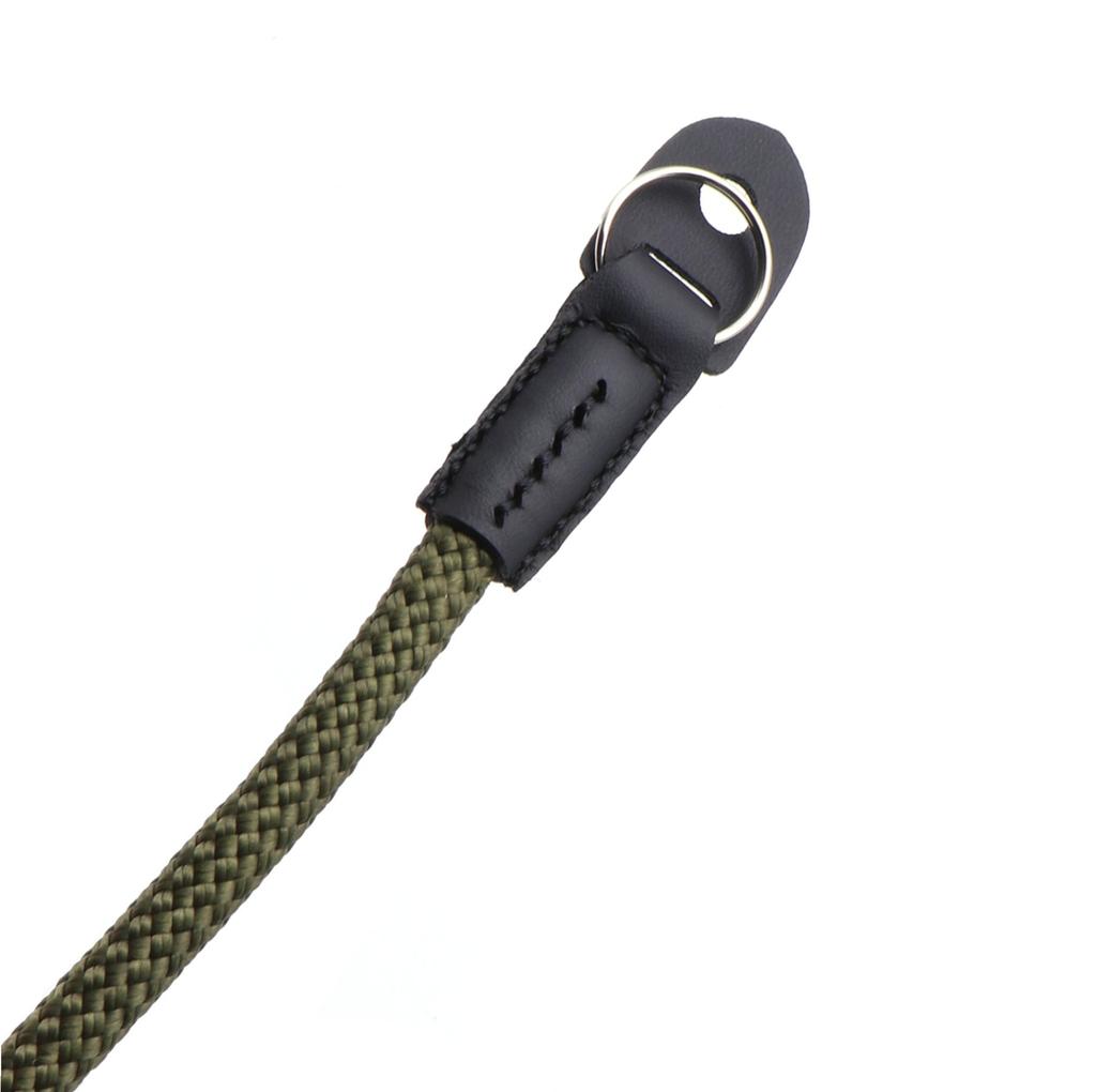 INPON Camera Neck Strap with Metal Ring and Ring Cover for and Compact 8mm Wire 105cm Total Made from Climbing Rope SLR, Mirrorless, Cameras, Green,