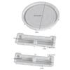 Flexible Silicone Round Plate Tray With Sturdy Feature Designs Craft Supplies for Household Use and Special Occasions